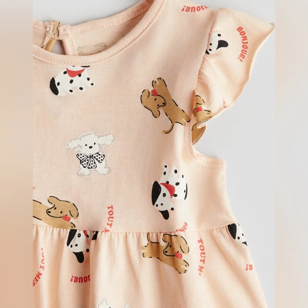 H&M Printed Cotton Dress